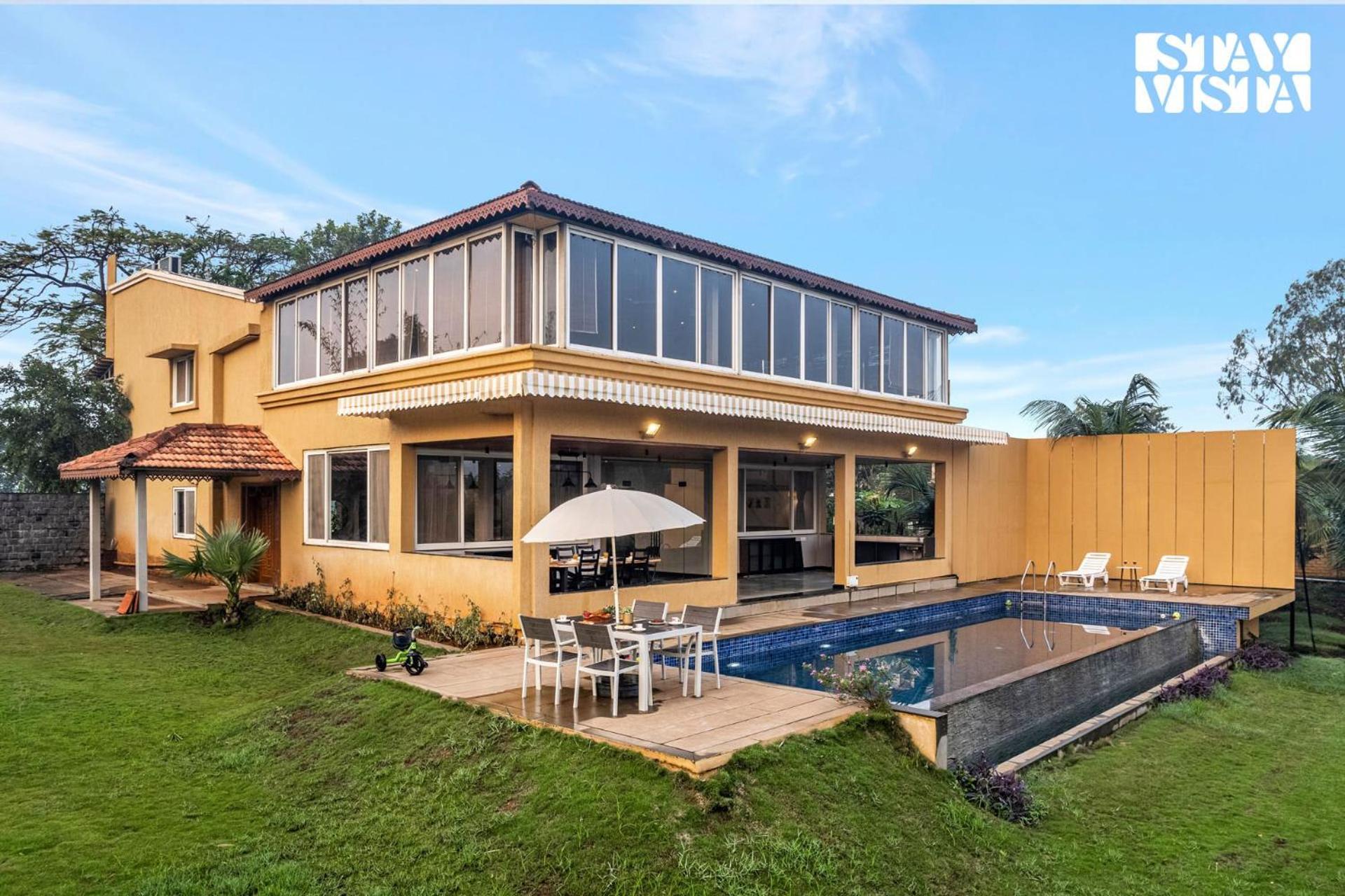 Stayvista At Countryside Meadows With Pool, Ac Pune Dış mekan fotoğraf