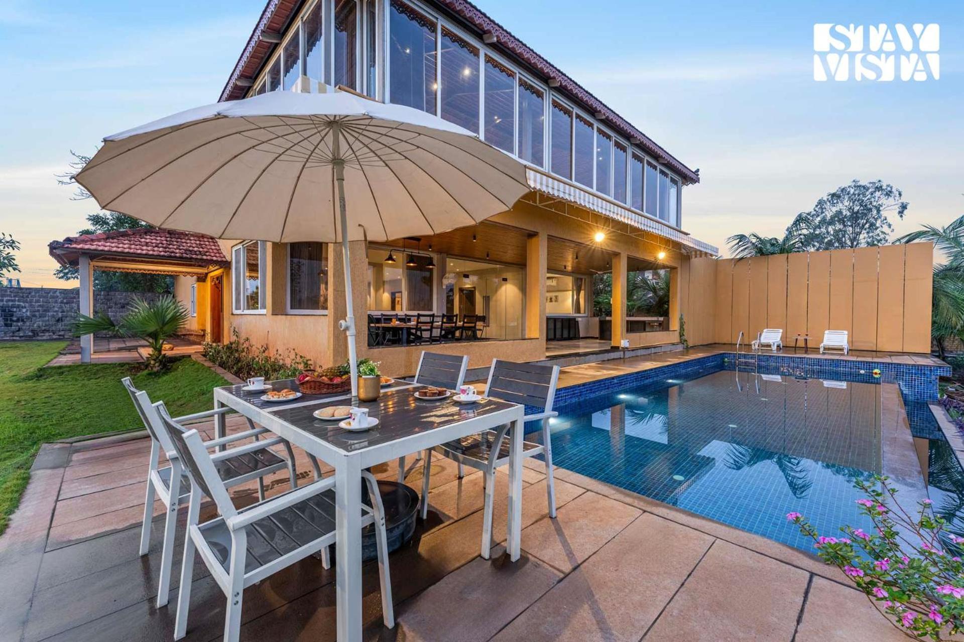 Stayvista At Countryside Meadows With Pool, Ac Pune Dış mekan fotoğraf