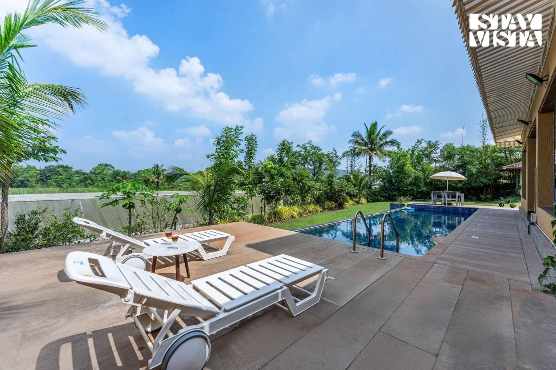 Stayvista At Countryside Meadows With Pool, Ac Pune Dış mekan fotoğraf